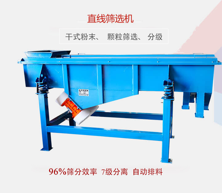直線篩選機(jī)用于篩選、分級(jí)各種粉末、顆粒